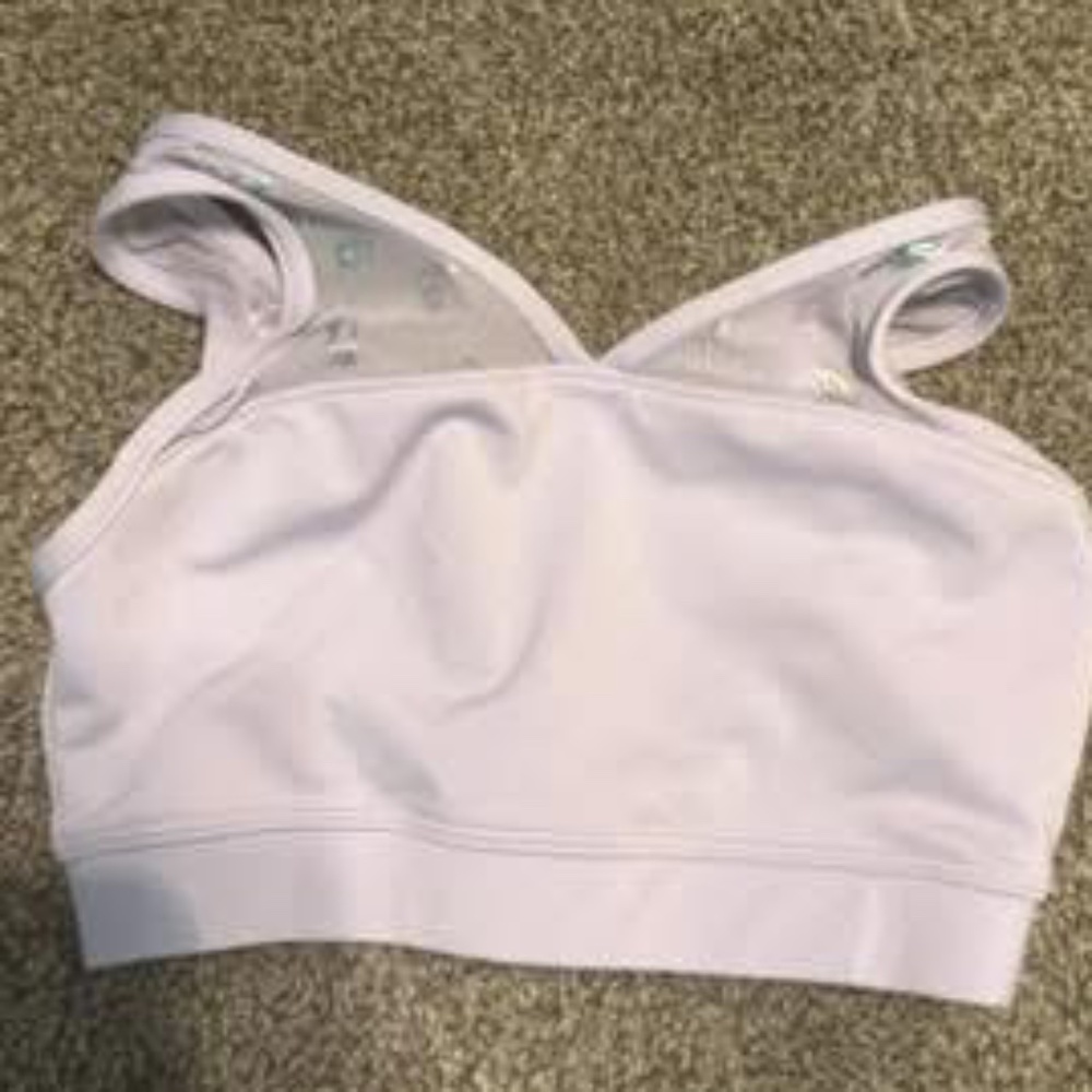 Capezio iridescent butterfly crop top NWOT